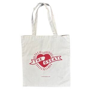 NWOT The Great. Electric Heart Canvas Tote Bag